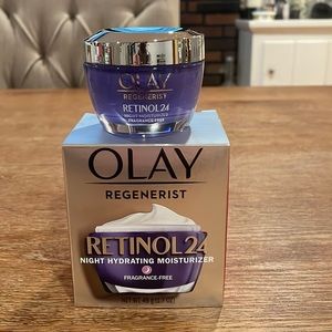 Olay Regenerist Retinol 24 Night Hydrating Moisturizer Fragrance Free